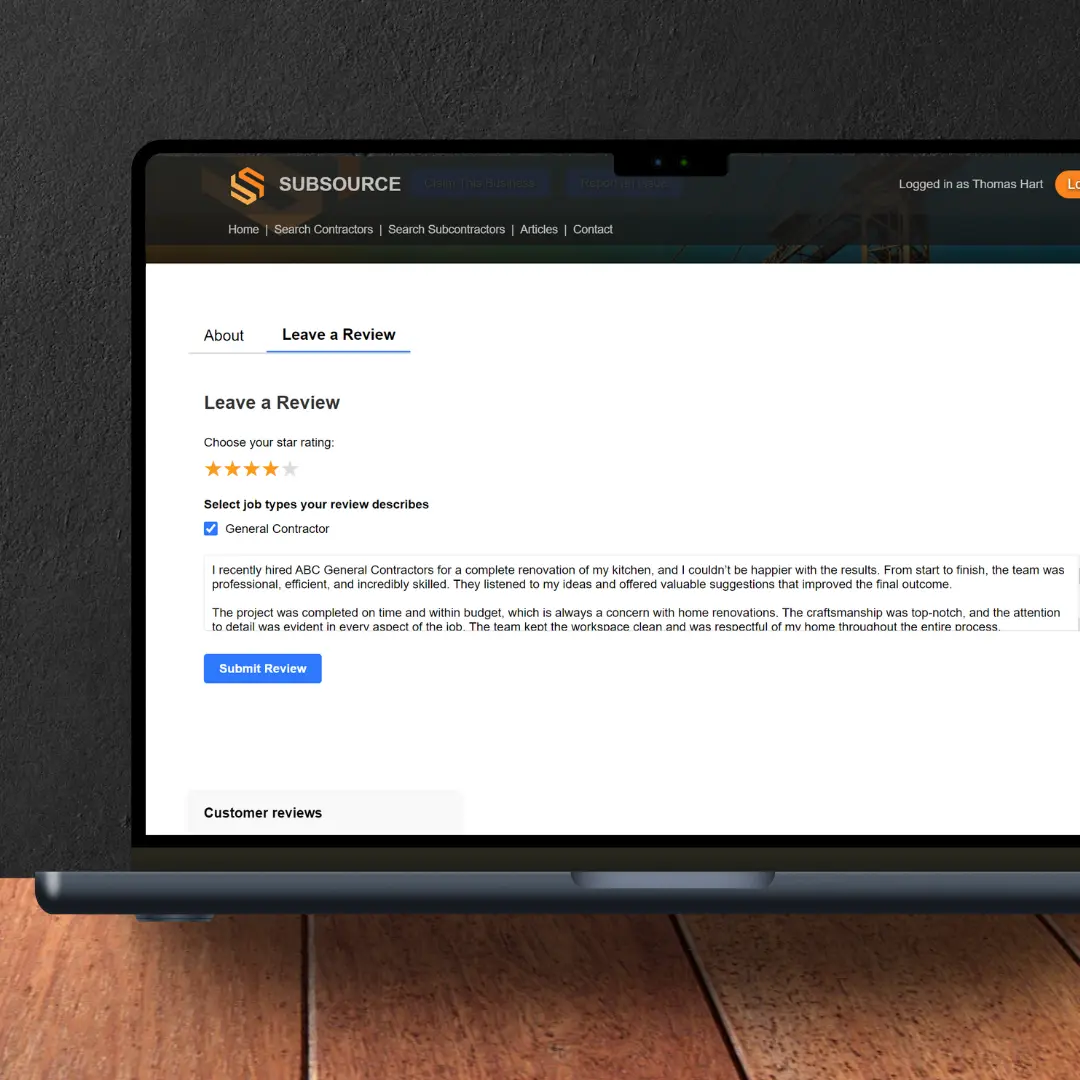 Subsource screenshot