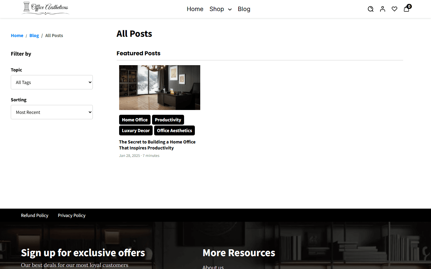 Office Aesthetics screenshot