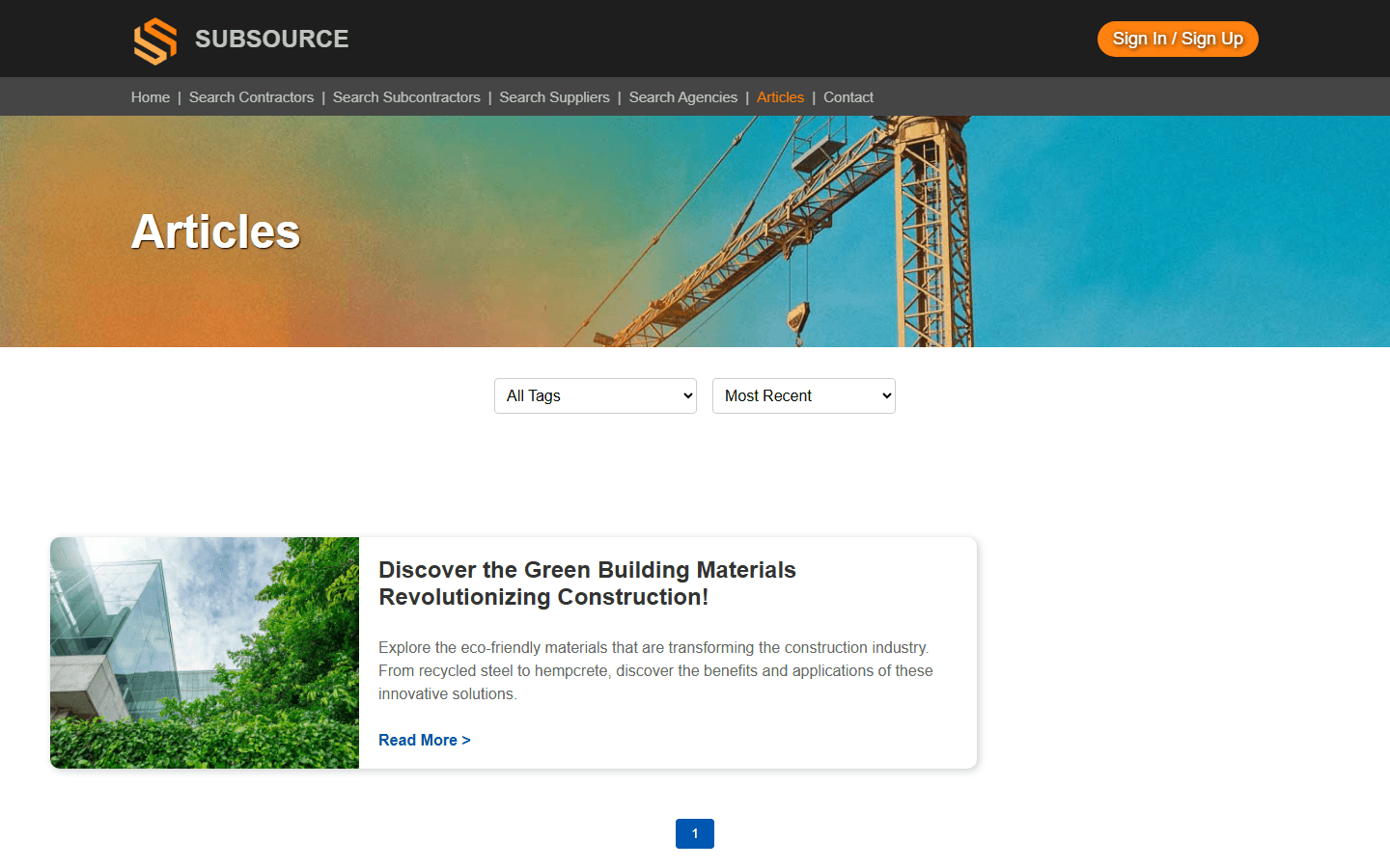 Subsource screenshot